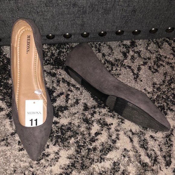Merona NWT Drew Ballet Flats - Grey - Picture 5 of 6